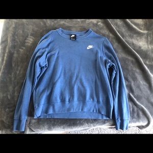 Nike Crew Sweatshirt - Blue - Large - Worn Twice